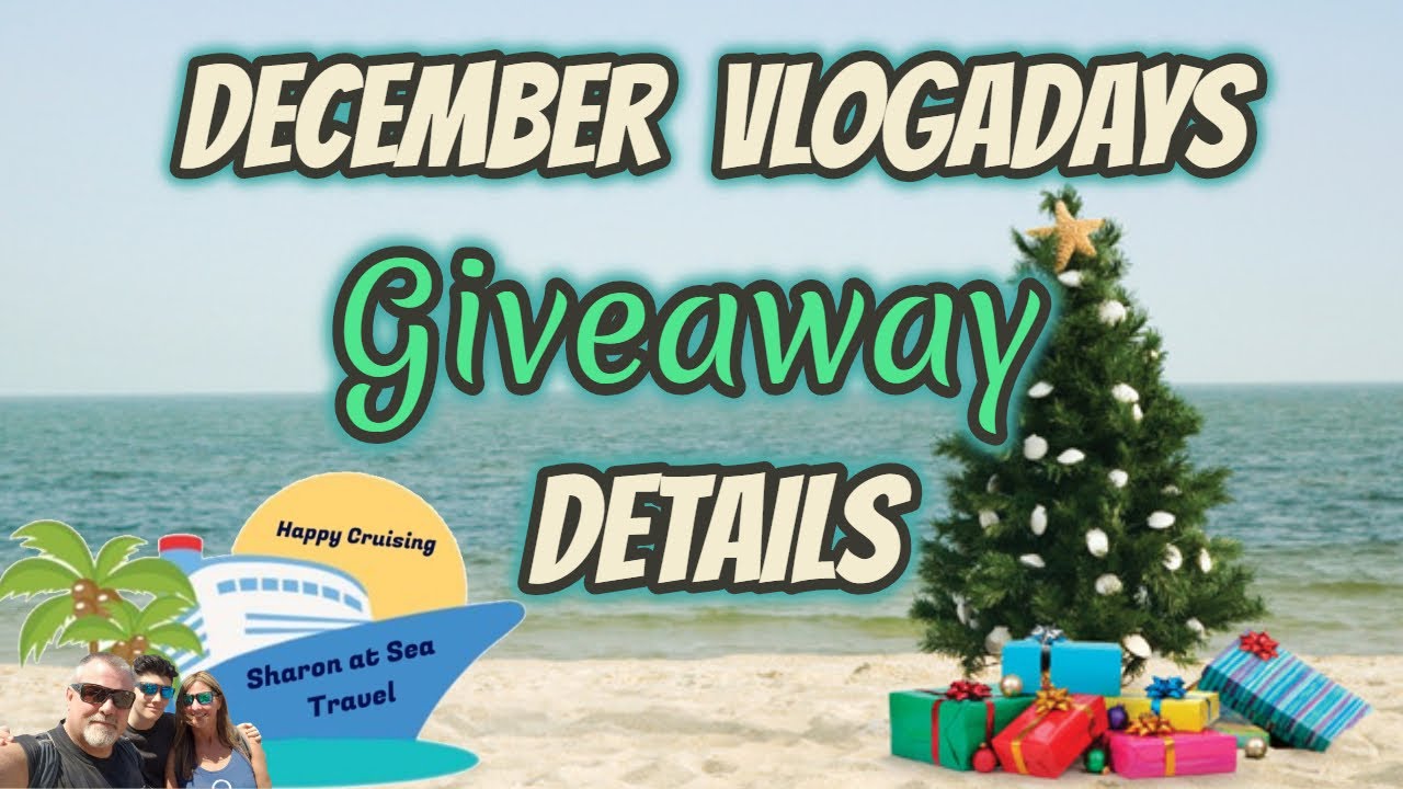 VLOGADAYS GIVEAWAY DETAILS | WEEKLY GIVEAWAYS IN DECEMBER