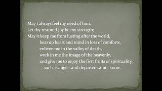 Puritan Prayers From The Valley of Vision: A Collection of Puritan Prayers and Devotions