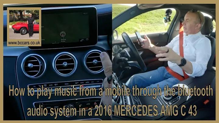 How to play music from a mobile through the bluetooth audio system in a 2016 MERCEDES AMG C 43