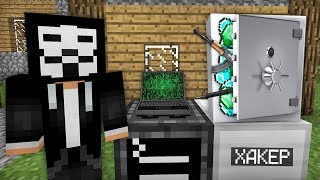 ХАКЕР ВЗЛОМАЛ МОЙ СЕЙФ В МАЙНКРАФТ 100% ТРОЛЛИНГ ЛОВУШКА MINECRAFT ЧИТЕР ОБОКРАЛ МОЙ СЕЙФ