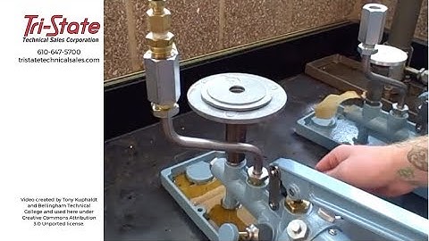 How Deadweight Testers Work: The Ashcroft 1305D