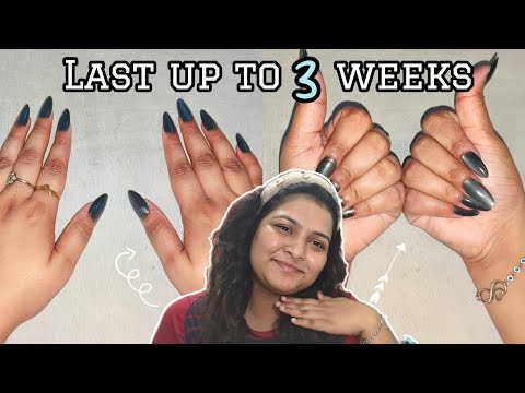 How to do press on nails  💅🏻 (LAST UPTO 3 WEEKS) 