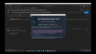Universal Api Desktop Application Demo Video