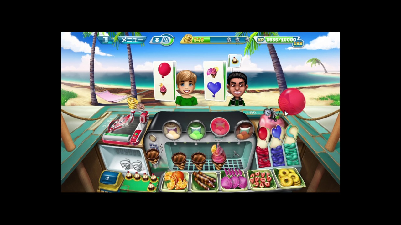 Cooking Fever Ice Cream Bar クッキングフィーバーアイスクリームバー Lv.38 - YouTube