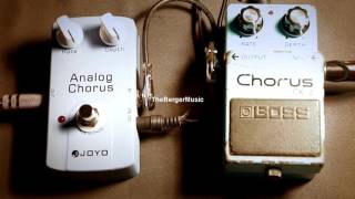 Boss Chorus Ce-2 Japan Vs Joyo Og Chorus Pedal Comparison