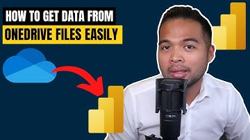 GET DATA FROM ONEDRIVE files the EASY WAY // Power BI Beginners Guide in 2022