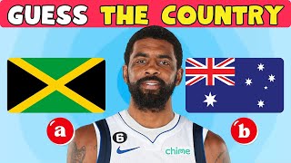 Guess The Country Of Birth - NBA Players Quiz 🏀🔥