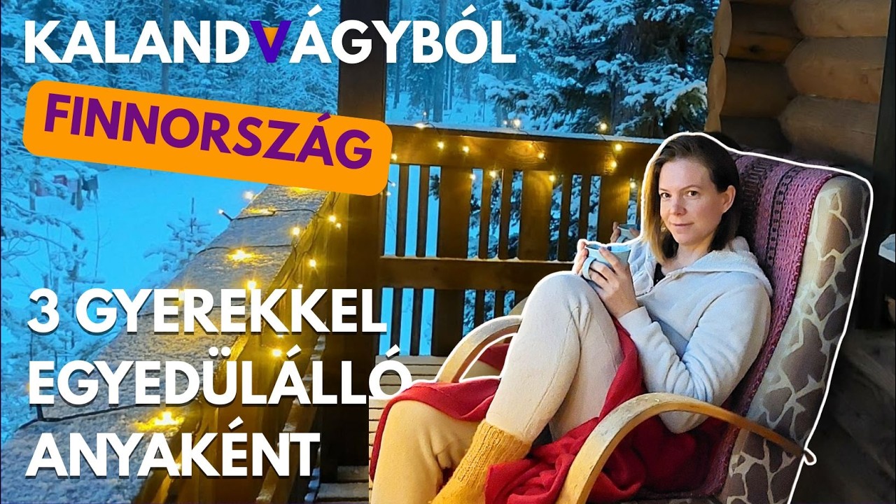 Férje halála után 3 lányával Finnországban kezdett új életet