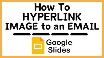 How To Hyperlink An Image To An Email Address In Google Slides | PC Tutorial 👍