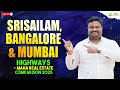 Real Estate Face-Off 2025 : Srisailam, Bangalore & Mumbai Highways – Full Comparison | Sai Plotify