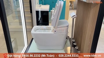 TDM.VN | Review bồn cầu điện tử American Standard KP-8312 (KP8312) PLAT tự động đóng mở nắp, xả nước