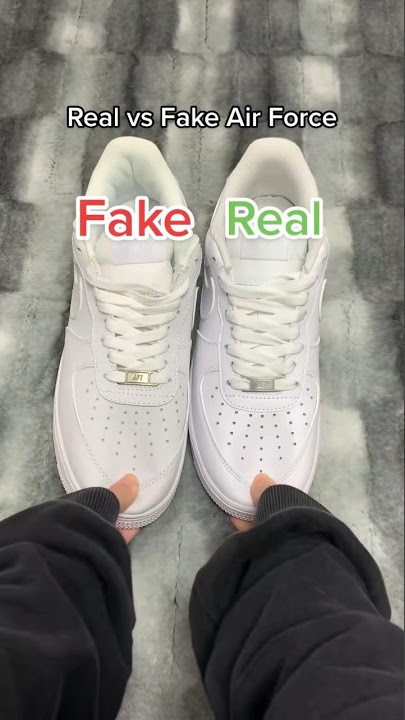 Real vs Fake Air Force One 😱 #sneakers #shorts