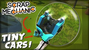 TINY CARS for EPIC RACES??? - Scrap Mechanic Multiplayer Challenge!