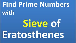 Find Prime Numbers Using Sieve of Eratosthenes | - Python Example Code -
