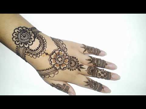 Simple and Beautiful Mehndi Design Special For Eid