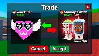 Trading Lucky Blocks to SECRET Popcuru in Steal a Brainrot