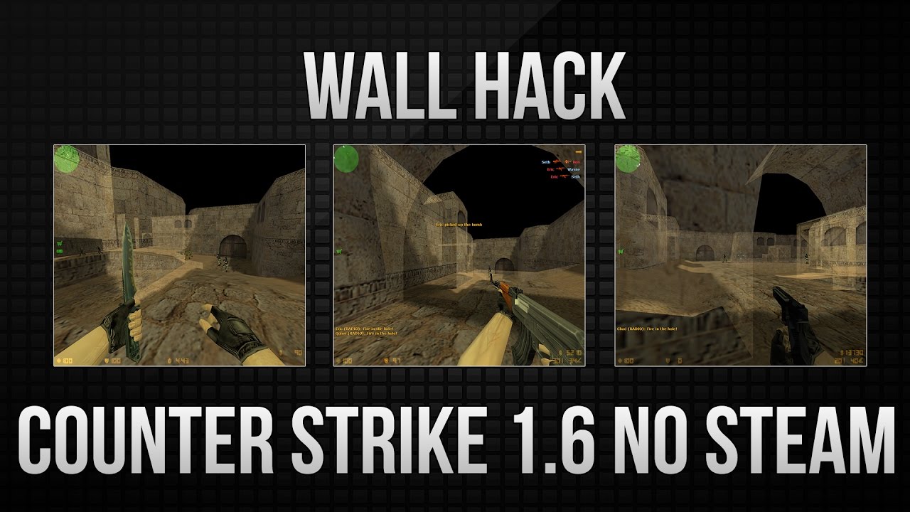 Descargar y instalar Counter Strike 1.6 No Steam + WallHack (DLL) YouTube