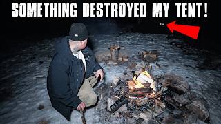 (something Did Not Want Me Here!) My Camp Was Ambushed While Wild Camping In Haunted Forest