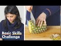 50 People Try to Cut Pineapple Rings | Epicurious