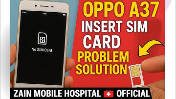 Oppo A37 Insert SIM Problem Solution | SIM Not Working Fix | Oppo A37 No SIM Problem