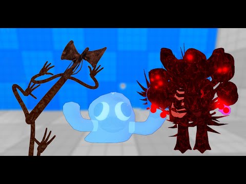 FIND NEW RAINBOW FRIENDS MORPHS – GHOST LOOKY (HALLOWEEN UGC) MUTATED CYAN AND SIREN HEAD PURPLE