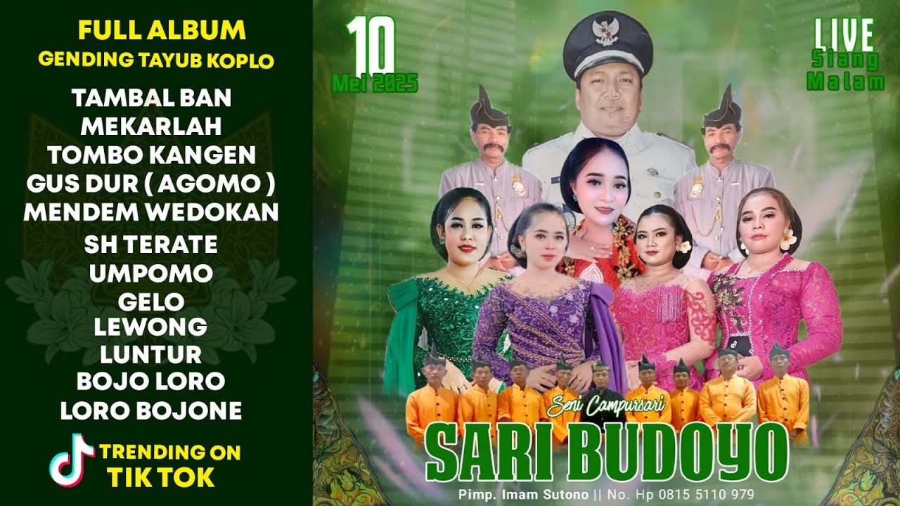 FULL ALBUM TAYUP VIRAL TIK TOK MEKARLAH - GUS DUR ( AGOMO ) - UMPOMO | SENI KARAWITAN SARI BUDOYO