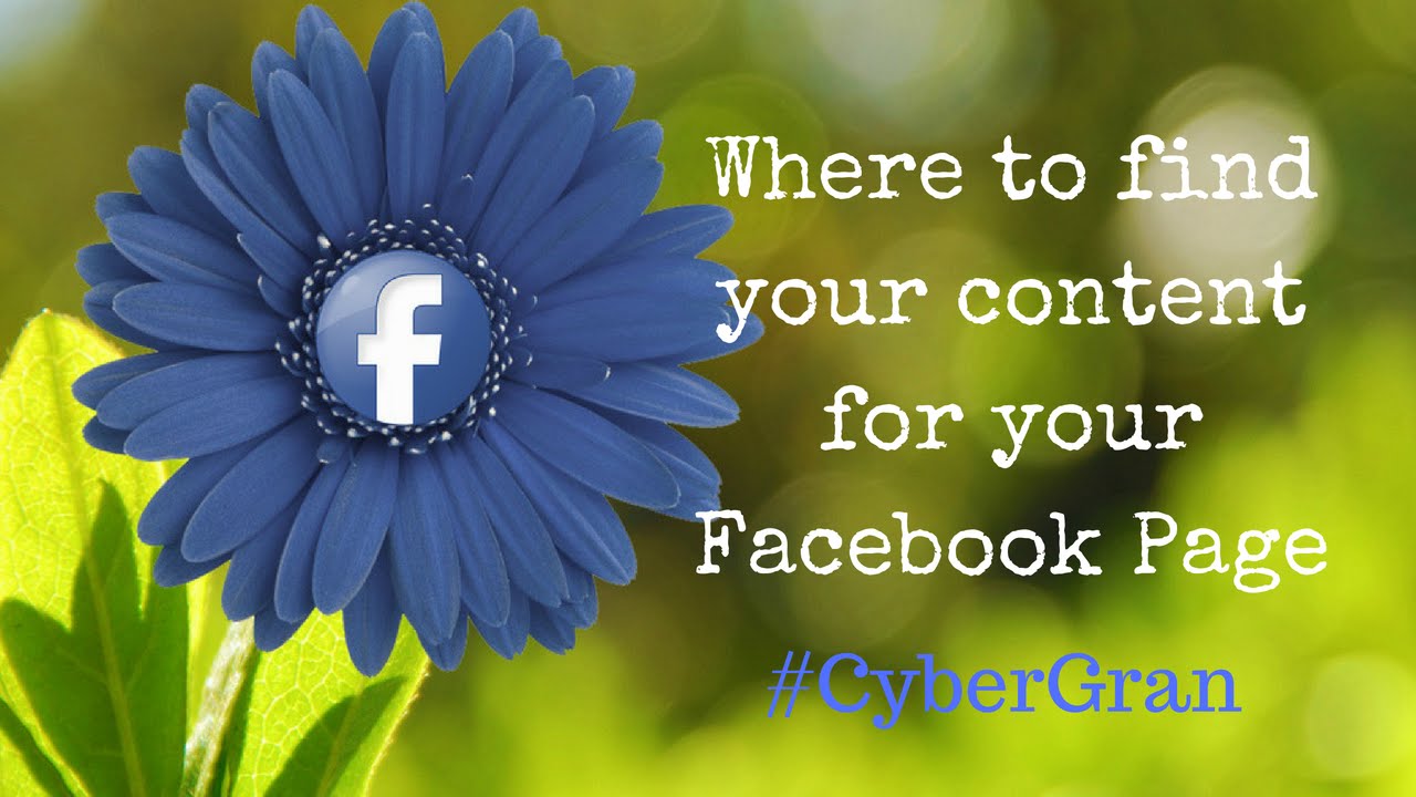 4. How to find your Facebook content