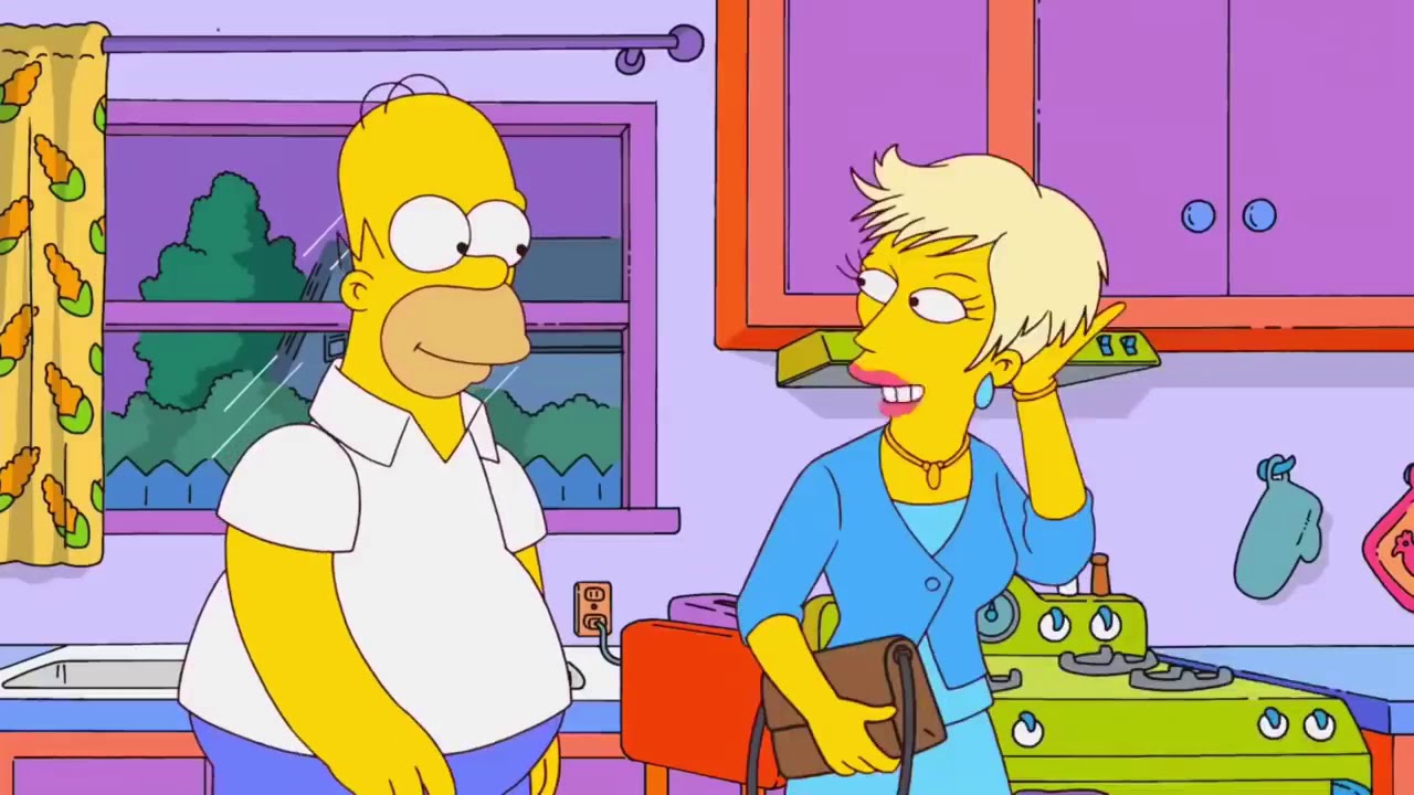 Los Simpson Homero manos de tijera (2/5) - YouTube