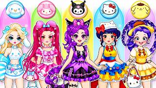 Huntrix: Rumi, Mira & Zoey Cartoon Fashion Glow Up! | DIY Fashion Paper Dolls