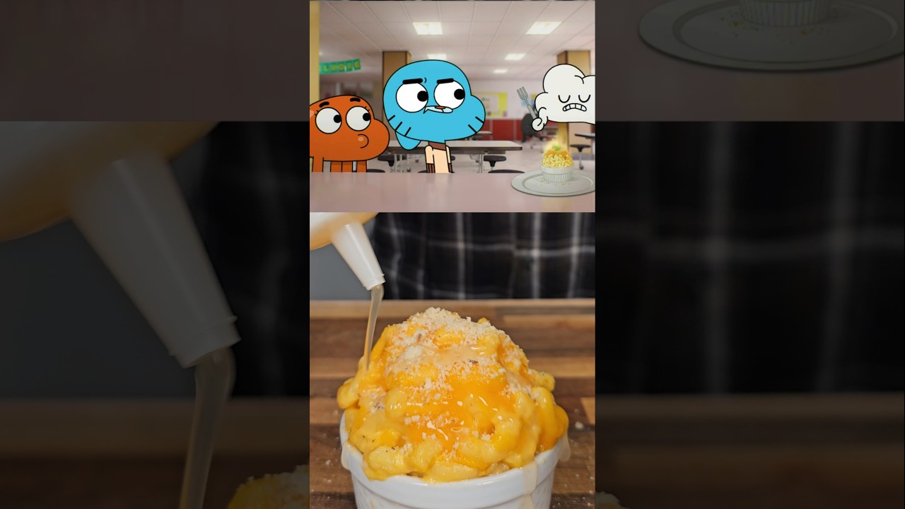 Truffle Into High Society With Masami's Gourmet Mac!☁️ #shorts #gumball #macncheese #cartoonnet