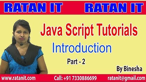JavaScript Tutorial | Introduction to JavaScript | Part - 2 by Binesha