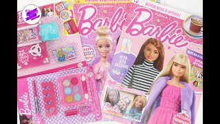 Играем с Барби! Журналы с подарками 2 по цене 1, сюрпризы и игрушки! Косметика для Барби!