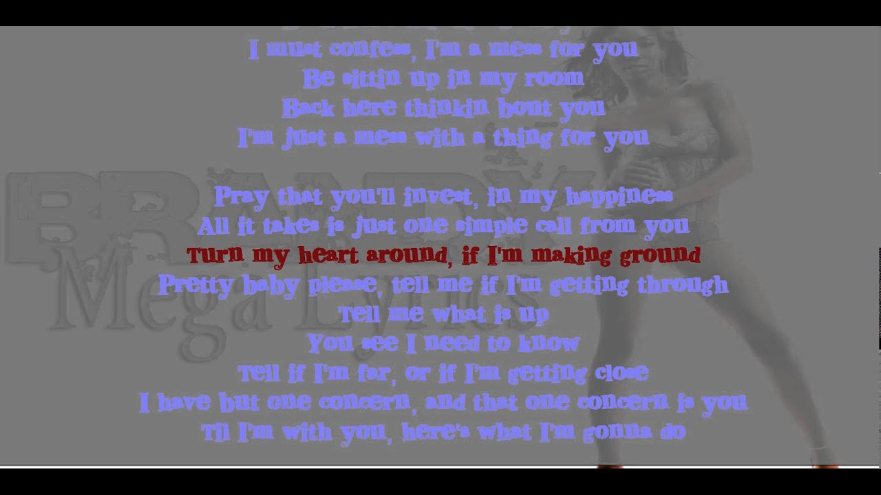 Brandy Sittin Up In My Room Karaoke Lyrics Youtube