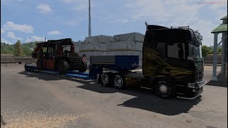 попытка довести груз после бага  VTC.World    Брёвноукладчик