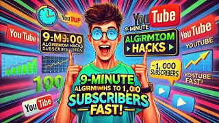 9-Minute Algorithm Hacks to Get 1,000 Subscribers FAST on YouTube!