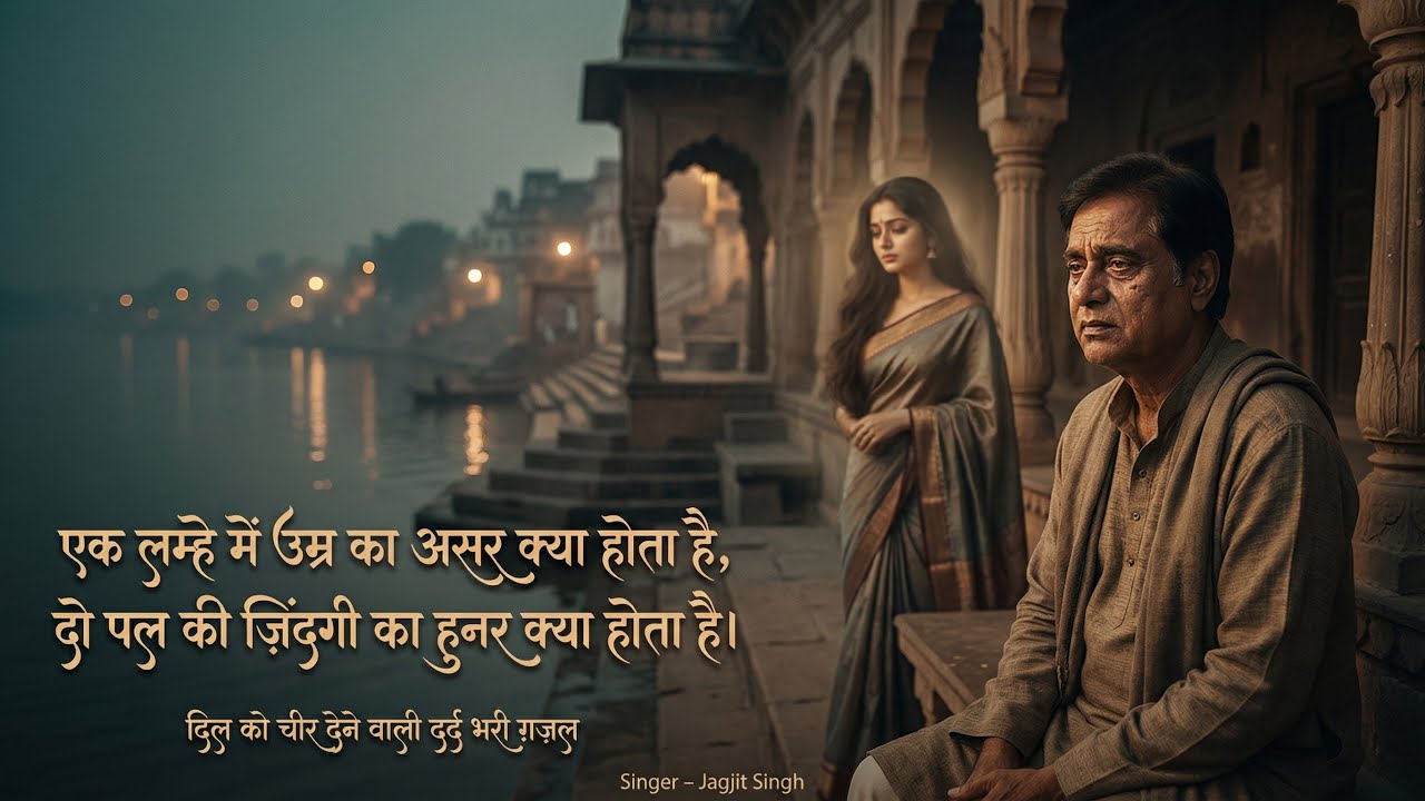 एक लम्हे में उम्र का असर क्या होता है,दो पल की ज़िंदगी का हुनर क्या होता है। Jagjit Singh 
