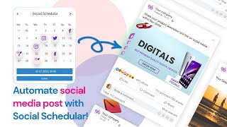 Social Schedular Shopify App | How it works? - Automate social media for Shopify store screenshot 1