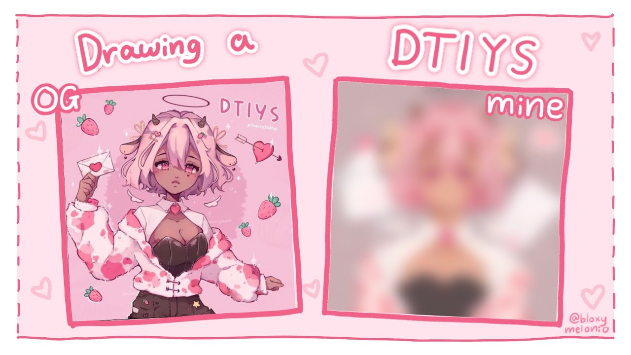 Taking part in a DTIYS challenge 💕 Procreate illustration by ...