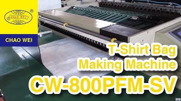 CW-800PFM-SV, Soft Loop Handle, Patch Handle, Draw Tape and Die Cut machine