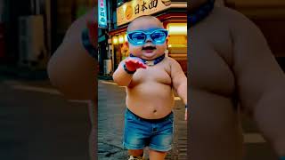 Cute baby cool dance 😂 #cute #cutebaby #bossbaby #babydance #aidance