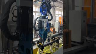 robot cable packages are compatible with #Yaskawa welding robots for automated spot welding.