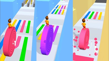 LAYERS ROLL ⭕🌈⭕ Game All Levels iOS, Android Walkthrough gameplay #LAYERS_ROLL #Gameplay #Shorts