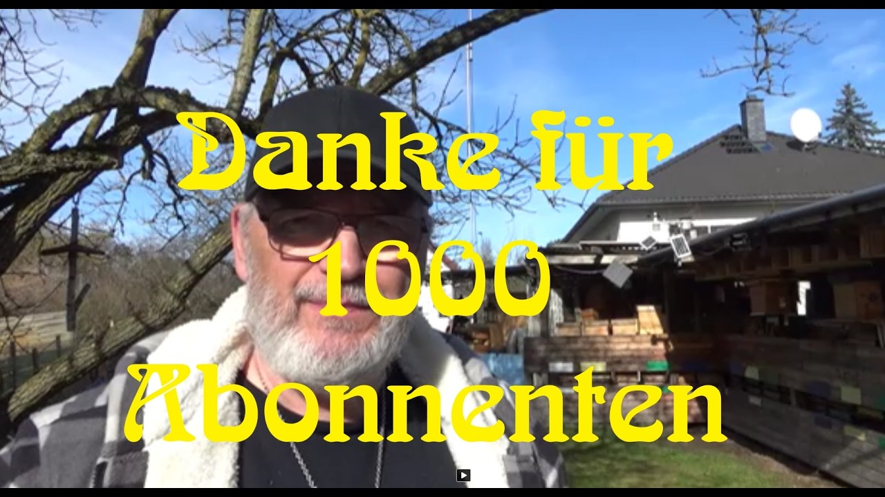 Danke für 1000 Abonnenten