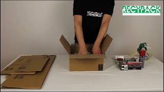 Autolock Box CP131 with anti-theft bottom - Recypack Sustainable Packaging