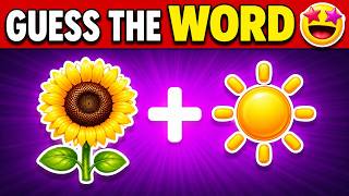 Guess the Word by Emoji 🤔 | 55 Emoji Puzzles Challenge | Easy to IMPOSSIBLE!#EmojiQuiz #GuessTheWord