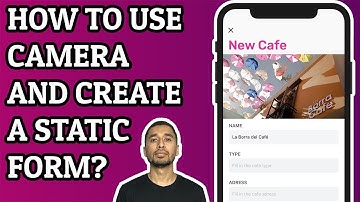 Swift 4: How to access iOS Camera and Photo Library and create a static form?
