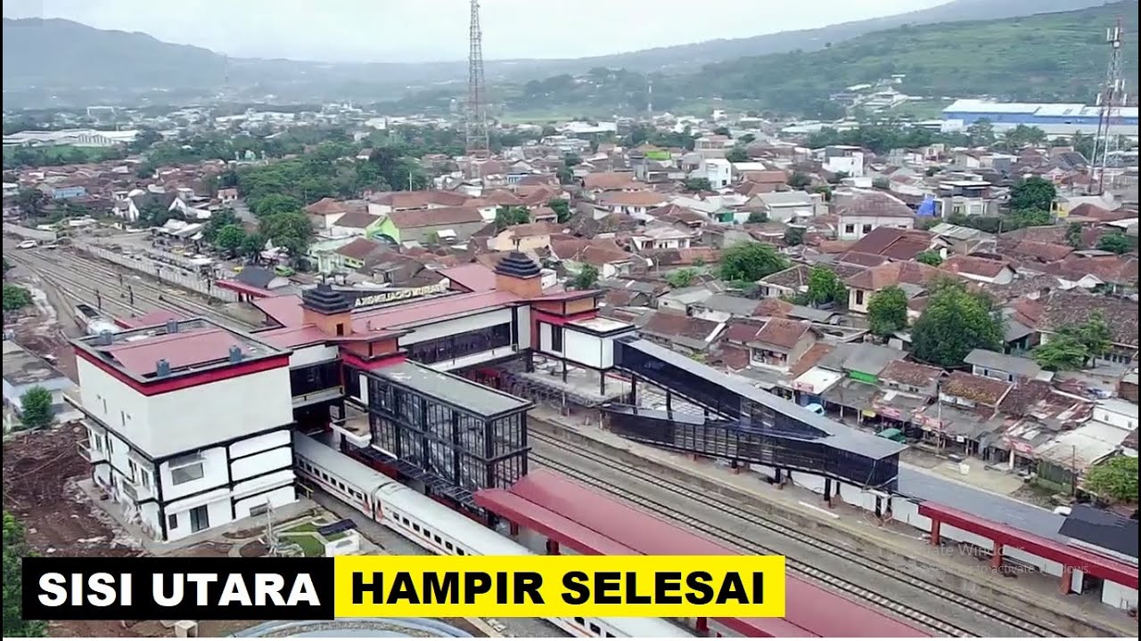 PROGRES 90%‼️ Sisi Utara terus dikebut. Stasiun Cicalengka Semakin Terlihat Megah.