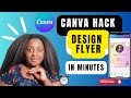 Make a Flyer in Canva FAST | Beginner-Friendly Tutorial
