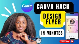 Make a Flyer in Canva FAST | Beginner-Friendly Tutorial