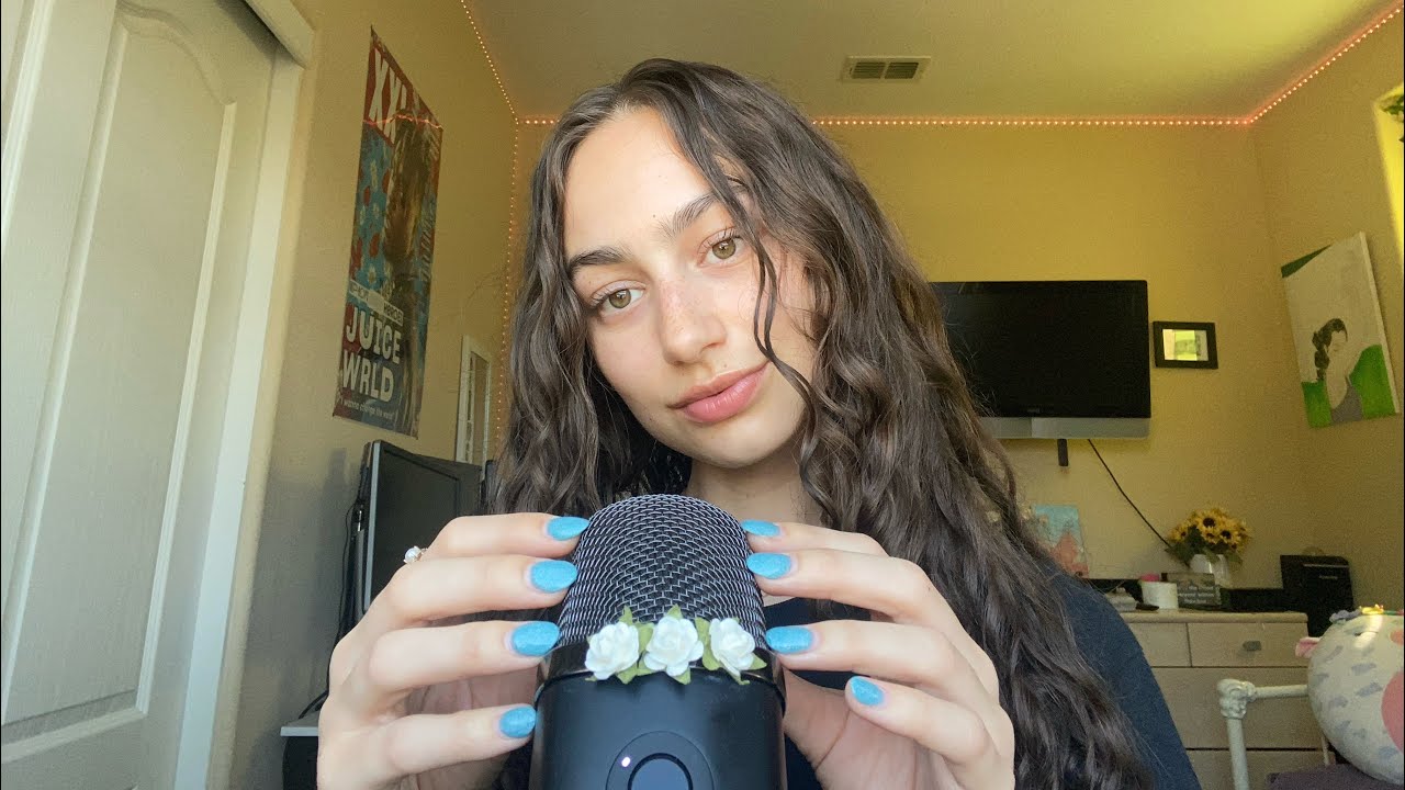 mic scratching + soft whisper rambling | asmr for deep sleep